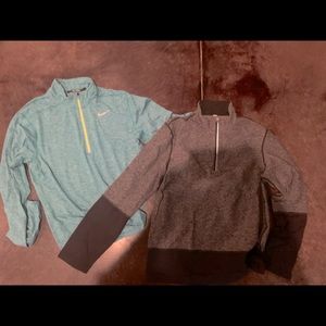 nike dry fit zip up long sleeve workout
